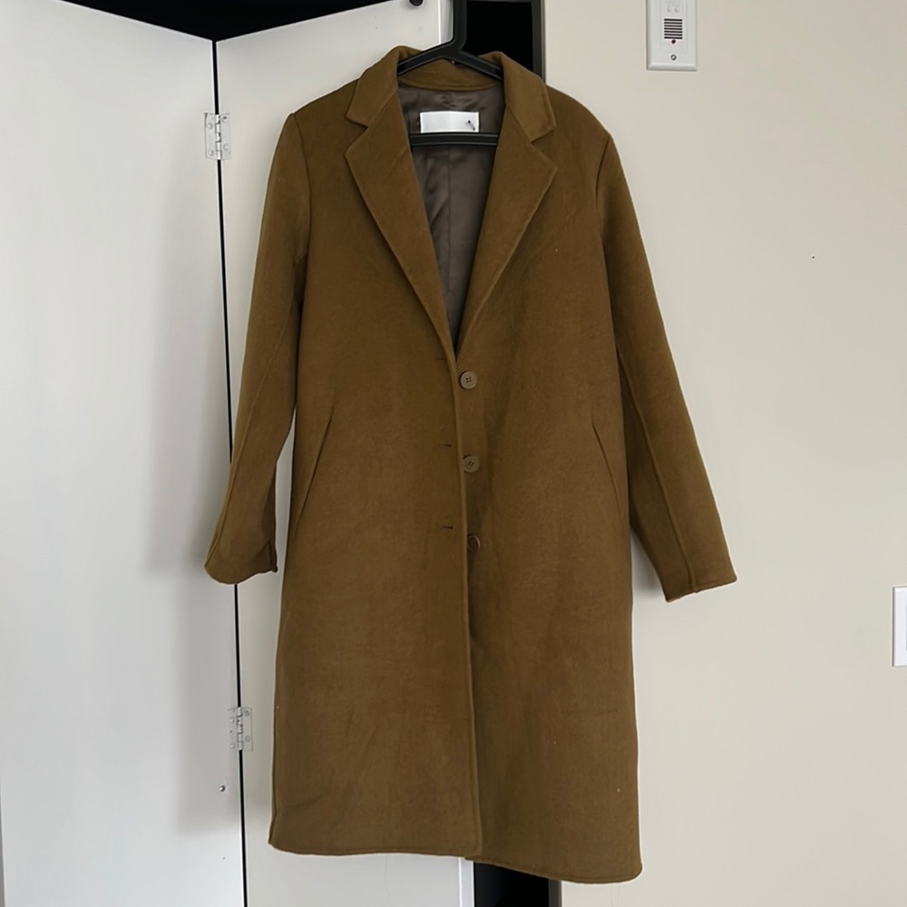 Oak and fort oversized coat size XS worn once
